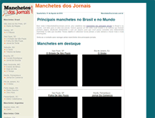 Tablet Screenshot of manchetesdosjornais.com.br
